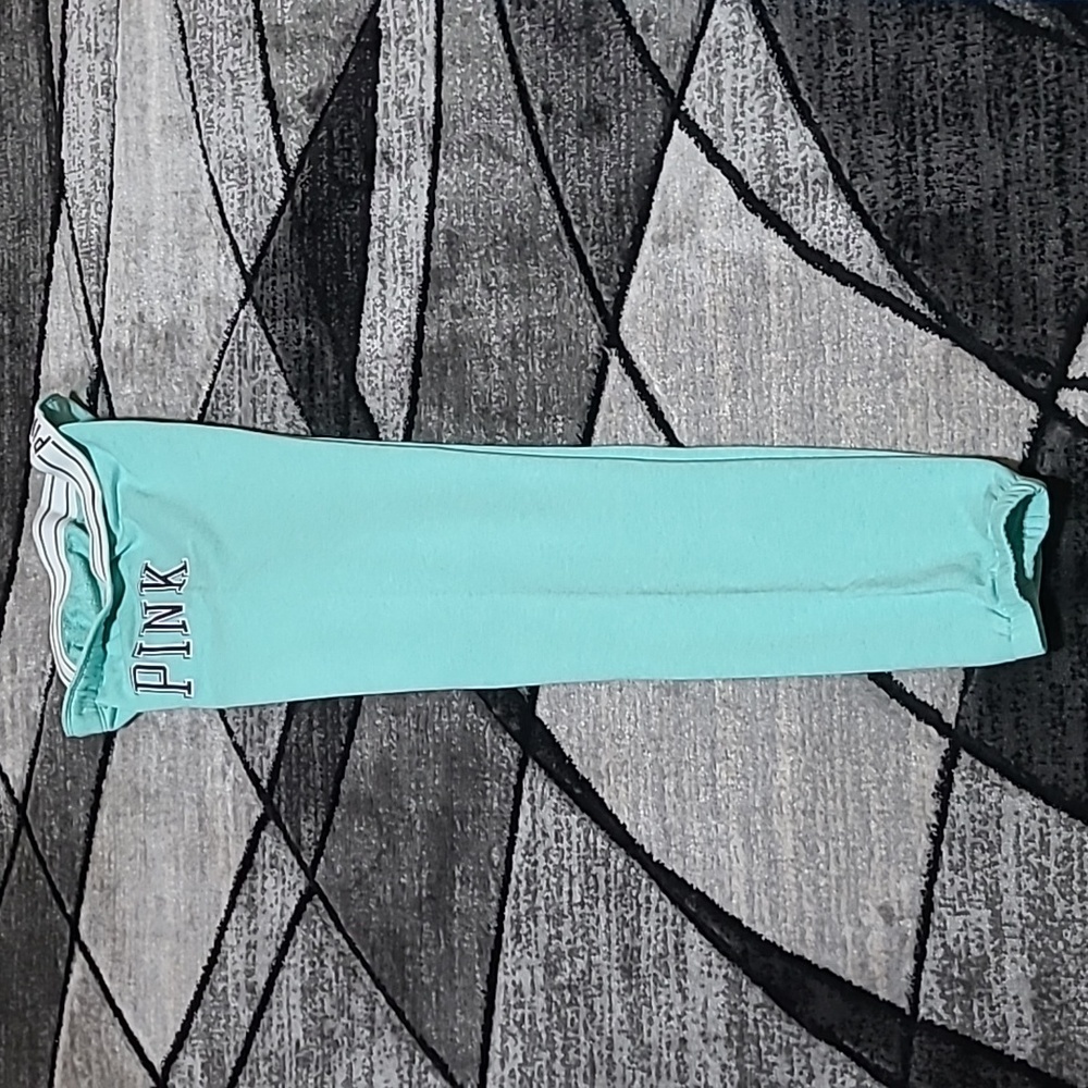 VS PINK 2014 LOGO FOLD-OVER WAISTBAND JOGGERS